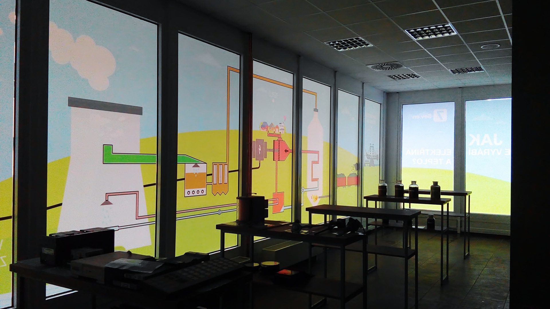 Polepy oken Elektrárna Chvaletice