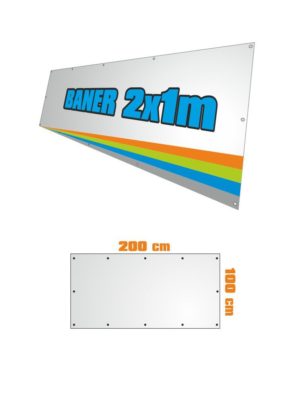 Banner 200x100 cm